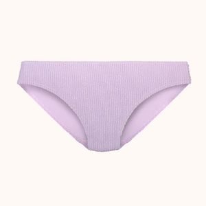 Lilac Ruched Bikini Swim Bottom